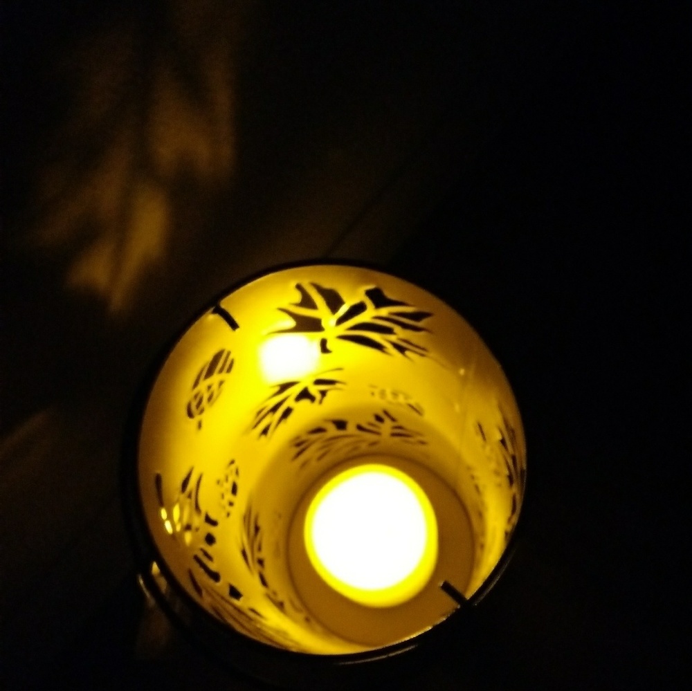 Two-piece LED metal Lantern decor - Picture 5 of 8